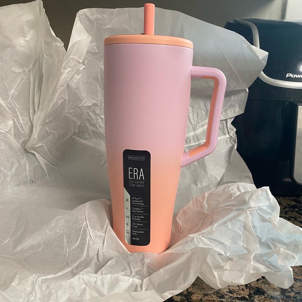 Brumate 40 oz tumbler citrus glow